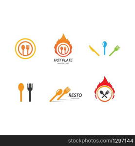 Restaurant logo vector ilustration design