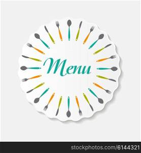 Restaurant Menu Background Template Vector Illustration EPS10. Restaurant Menu Background Template Vector Illustration