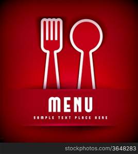 Restaurant Menu Card Design template. Vector illustration