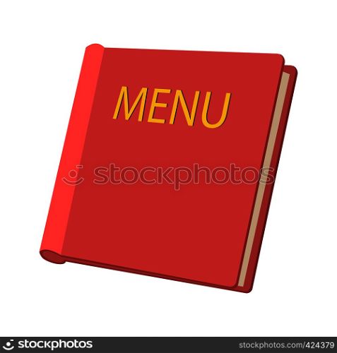 Restaurant menu cartoon icon. Hotel symbol isolated on a white . Restaurant menu cartoon icon