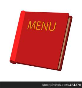 Restaurant menu cartoon icon. Hotel symbol isolated on a white . Restaurant menu cartoon icon