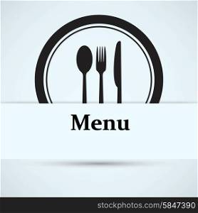 restaurant menu retro poster