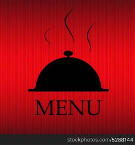 Restaurant menu template in grunge retro style vector illustration