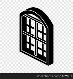 Restaurant window frame icon. Simple illustration of restaurant window frame vector icon for web. Restaurant window frame icon, simple black style