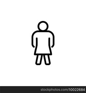 restroom symbol, toilet icon, design trendy