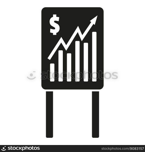 Result money icon simple vector. Success invest. Work plan. Result money icon simple vector. Success invest