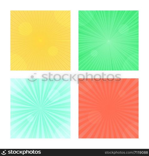 Retro background vintage style classic 80s-90s with light radial. vector illustration