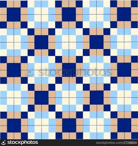retro blue and cream pattern