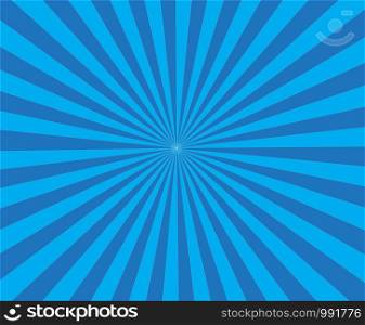 retro blue background ray. blue background in pop art style.