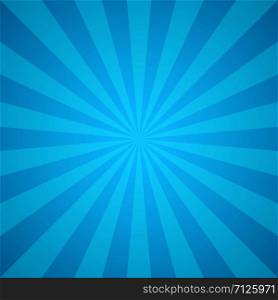 Retro blue rays of light. Colorful sunburst and sunshine ray, abstract sunbeam vintage texture vector comic zoom background. Retro blue rays of light. Colorful sunburst and sunshine ray, abstract sunbeam vintage texture vector background