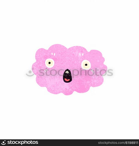 retro cartoon cloud