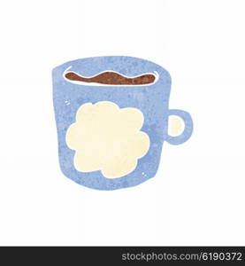 retro cartoon coffee mug