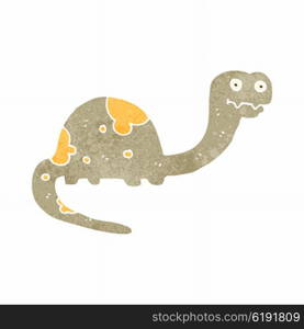 retro cartoon dinosaur