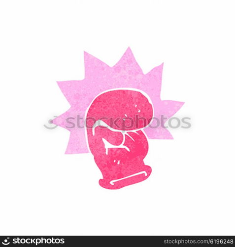 Retro cartoon illustration. On plain white background.