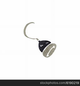 retro cartoon pirate hook