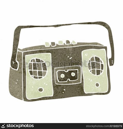 retro cartoon radio