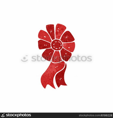 retro cartoon rosette