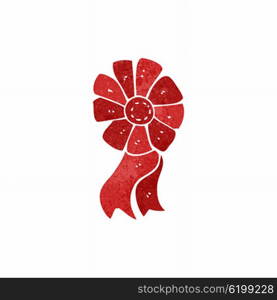 retro cartoon rosette