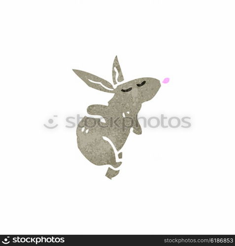 Retro cartoon with texture. Isolated on White.