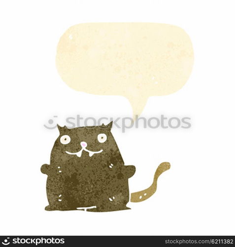 Retro cartoon with texture. Isolated on White.