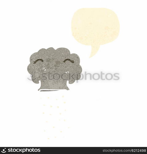 Retro cartoon with texture. Isolated on White.