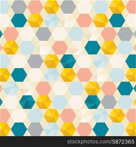 Retro cells pattern background, vector
