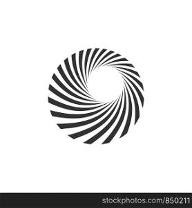 Retro Circle Logo Template Illustration Design. Vector EPS 10.