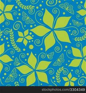 retro colored pattern with green and blue
