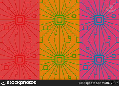 Retro colorful seamless pattern. Simple vector ornament for textile, prints, wallpaper, wrapping paper, web etc. Available in EPS