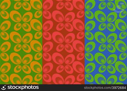 Retro colorful vector seamless pattern. Simple ornament for textile, prints, wallpaper, wrapping paper, web etc. Available in EPS