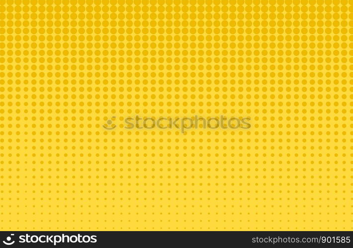 retro comic yellow background raster gradient halftone, stock vector illustration eps 10