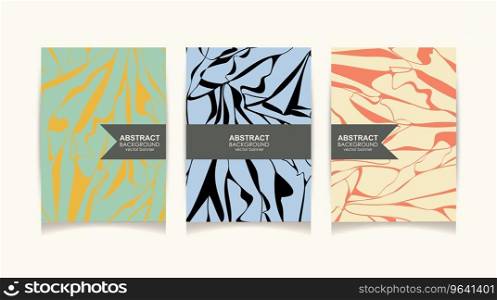 Retro design templates for brochures covers Vector Image