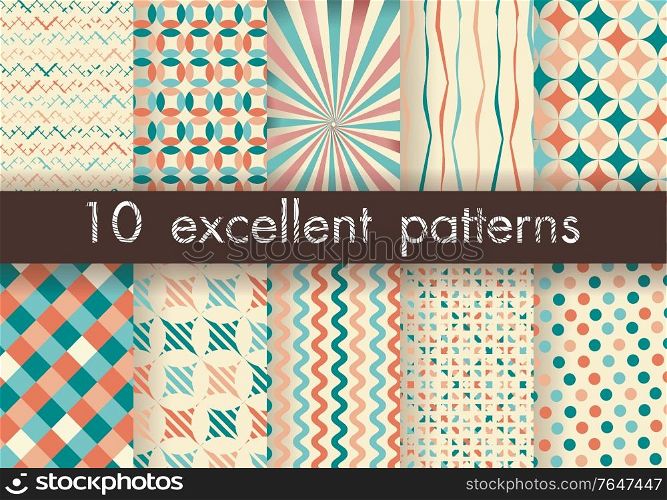 Retro design wallpapers banners, flyers and posters with abstract shapes, memphis geometric flat style.