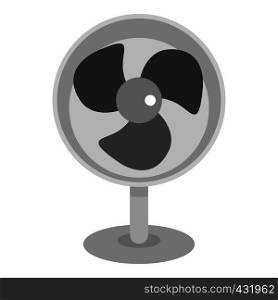 Retro electric fan icon flat isolated on white background vector illustration. Retro electric fan icon isolated