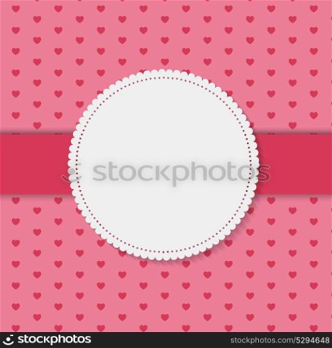 Retro Frame on Cute Background Vector Illustration EPS10. Retro Frame on Cute Background Vector Illustration