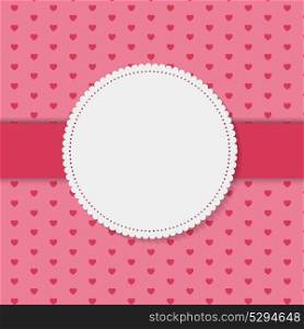 Retro Frame on Cute Background Vector Illustration EPS10. Retro Frame on Cute Background Vector Illustration