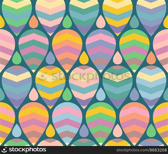 Retro funny pattern for holidays Royalty Free Vector Image