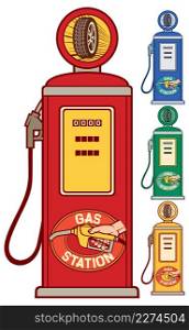 Retro gasoline pump