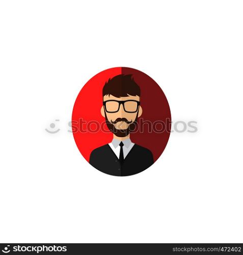 retro gentleman avatar portrait profile picture icon vector. retro gentleman avatar portrait profile picture icon