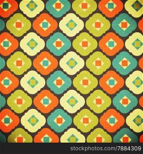 retro geometrical abstract background, vector format