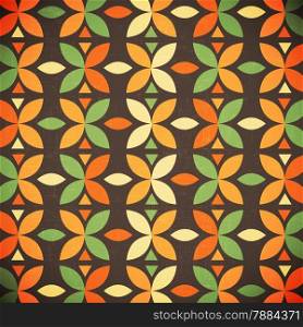 retro geometrical abstract background, vector format