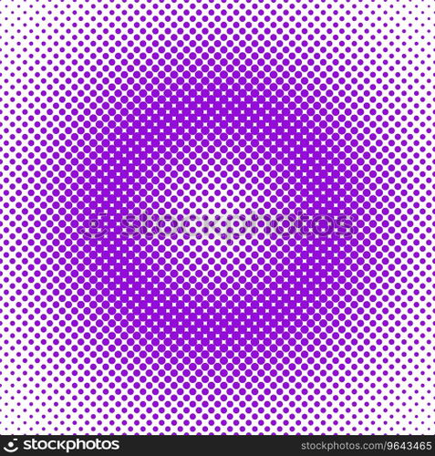 Retro halftone circle pattern background Vector Image