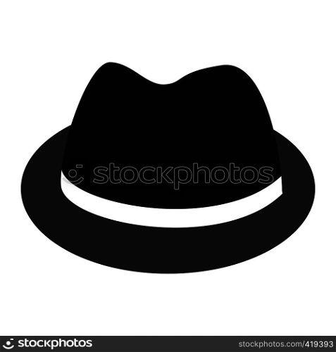 Retro hat isometric 3d icon isolated on a white background. Retro hat isometric 3d icon
