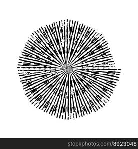 Retro isolated burst vector image