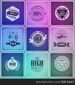 Retro label/can be used for invitation, congratulation or website layout vector
