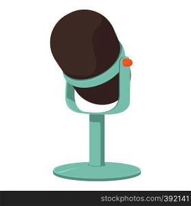 Retro microphone icon. Cartoon illustration of retro microphone vector icon for web. Retro microphone icon, cartoon style