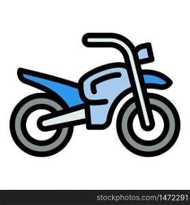 Retro moped icon. Outline retro moped vector icon for web design isolated on white background. Retro moped icon, outline style