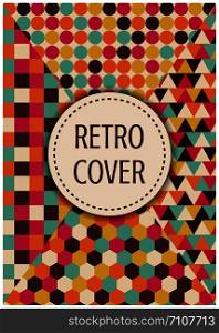 retro multicolor cover, 4 in 1, A4 size