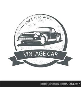 retro old car. retro old car vector