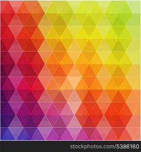 Retro pattern of geometric shapes. Colorful mosaic banner.